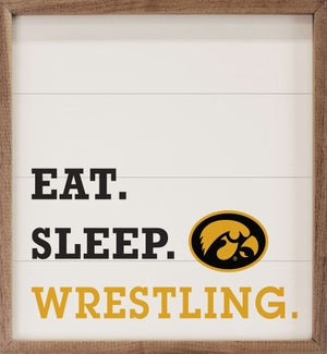 Eat Sleep Wrestling University Of Iowa